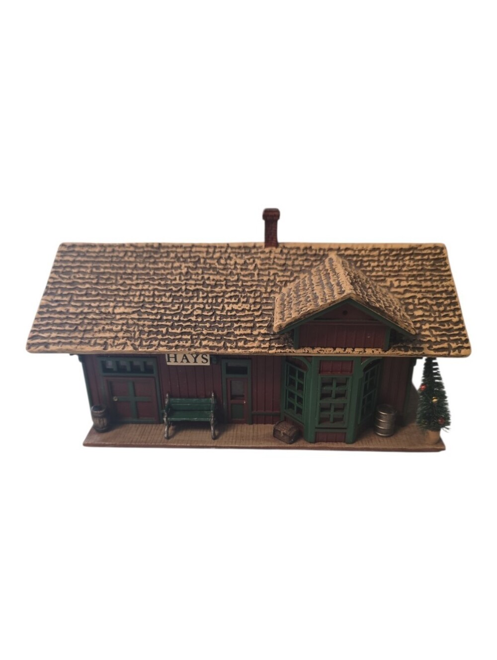 The Hays Train Station Figure Sarah Plain and Tall Collection Hallmark Christmas